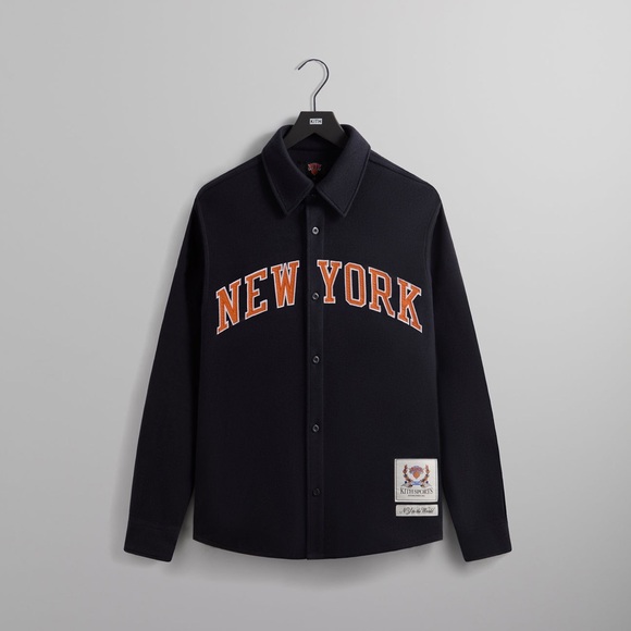 Kith for the New York Knicks Felted Jersey Apollo Shirt Nocturnal Men’s Size XL